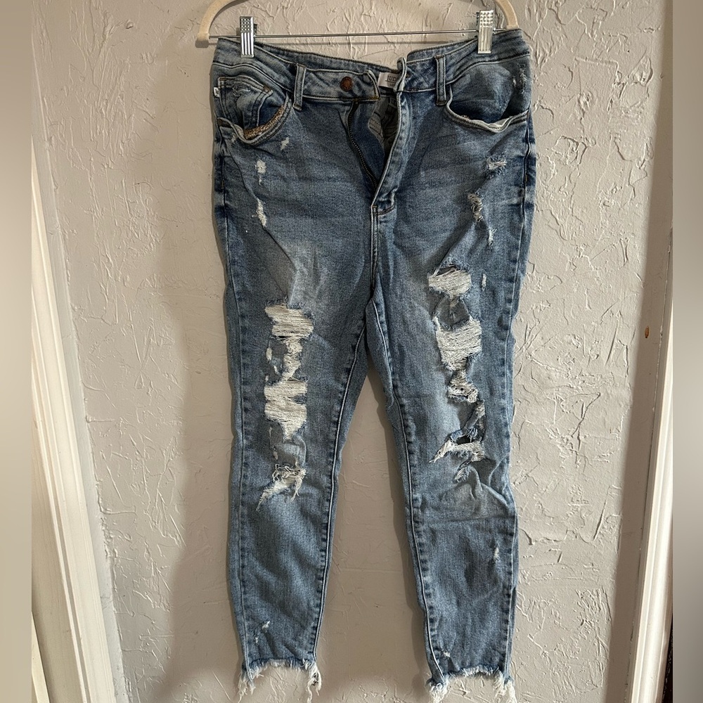 Judy blue ripped skinny jeans